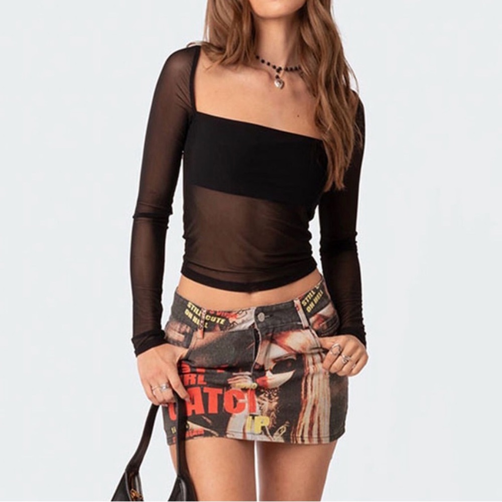 Edikted Marta Mesh Top